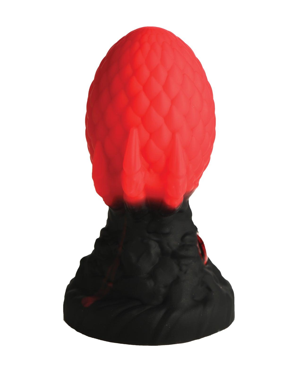 Creature Cocks -  Eye of the Dragon Silicone Butt Plug - Red