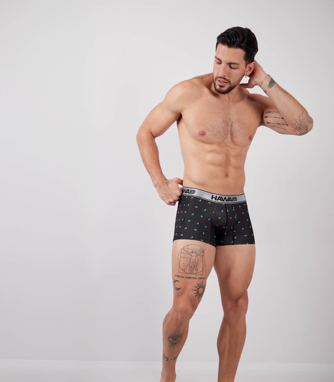 HAWAIR 42470 Printed Microfiber Trunks