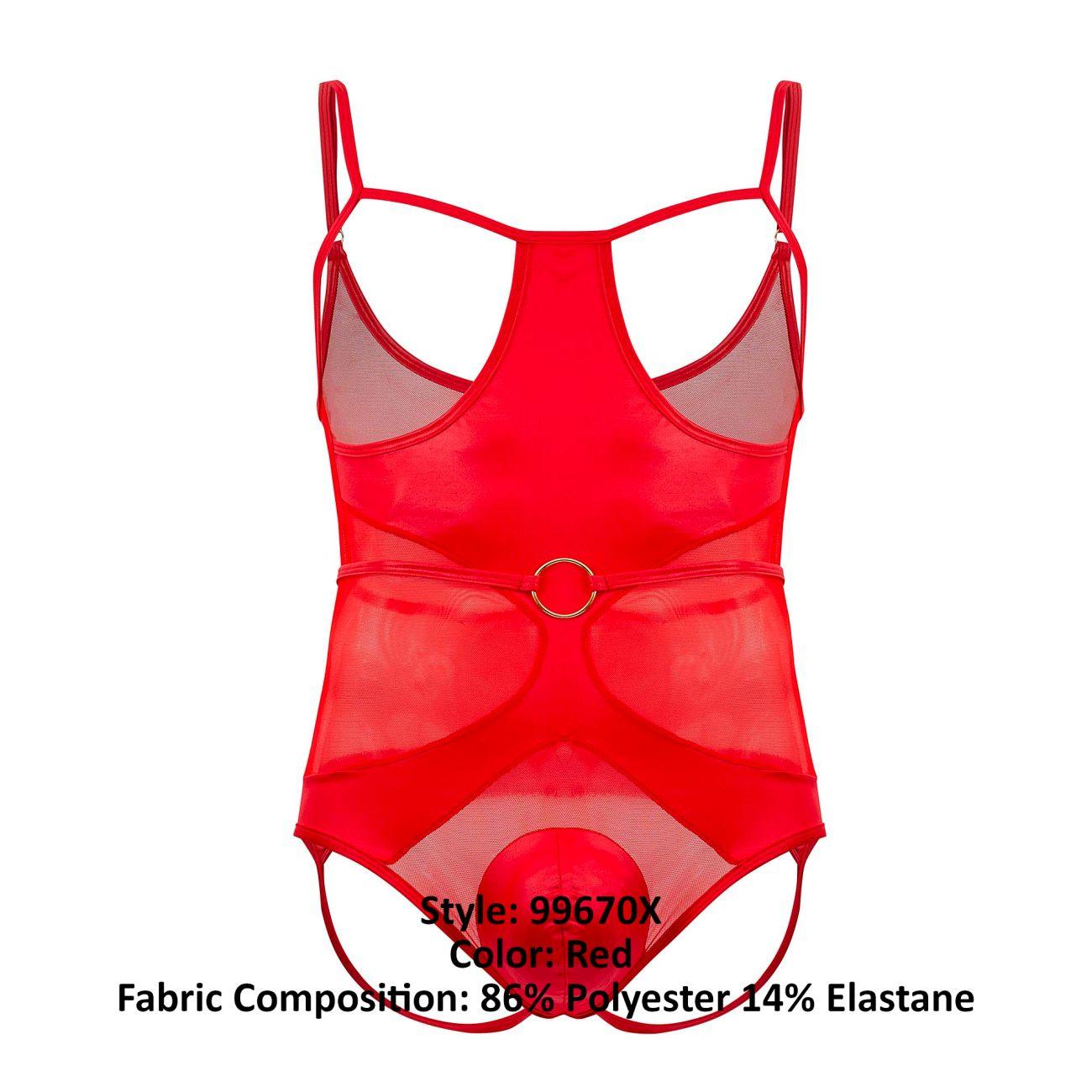 CandyMan 99670X Harness Bodysuit