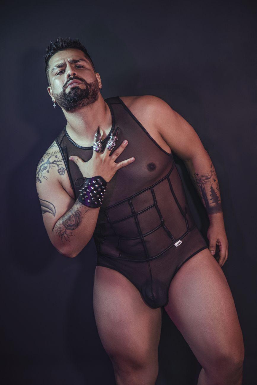 CandyMan 99683X Tulle Bodysuit