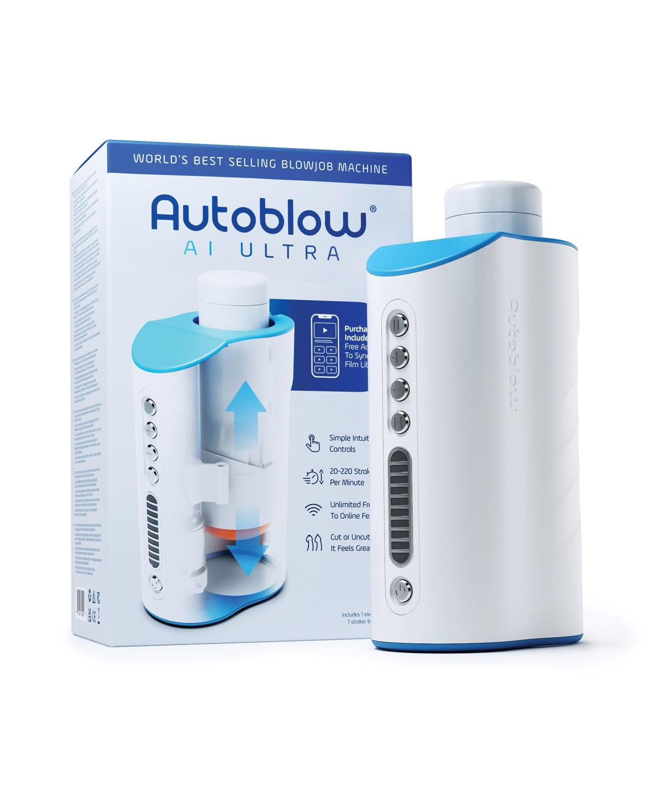 product image, Autoblow AI Ultra Machine - White