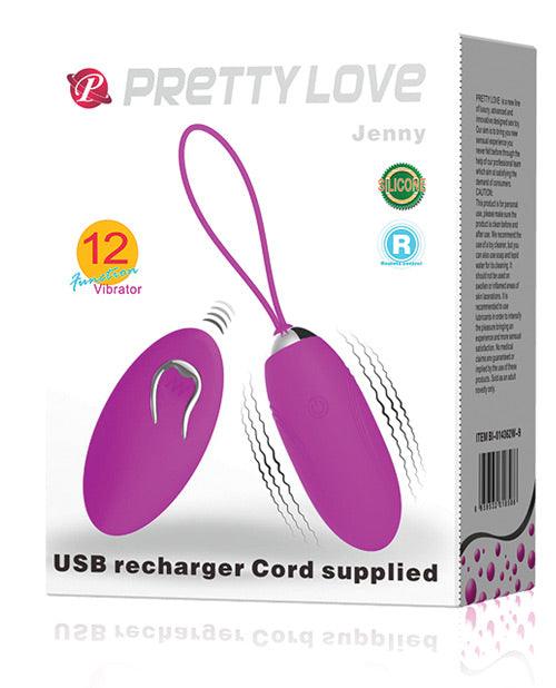 product image, Pretty Love Jenny Remote Control Bullet Vibe - Fuchsia