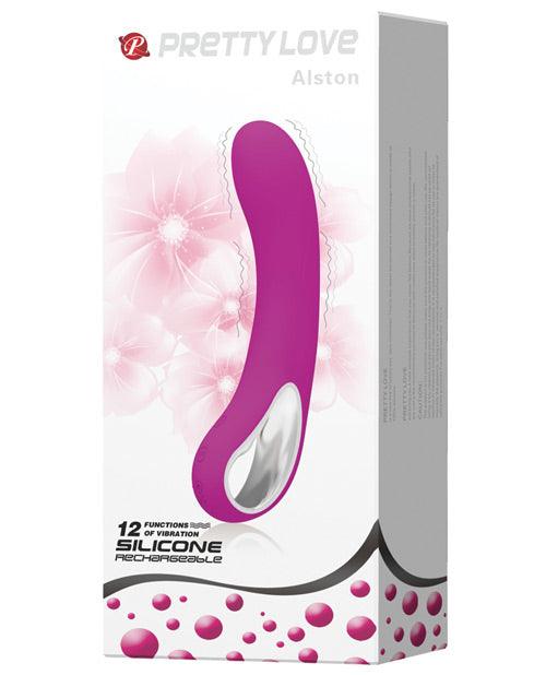 product image, Pretty Love Alston 12 Function Vibrator w/Handle - Fuchsia