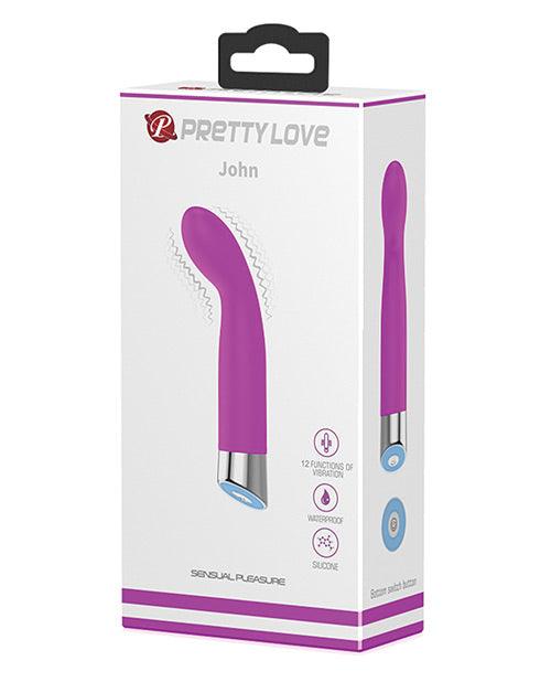 product image, Pretty Love John Mini G-Spot Vibrator - Fuchsia