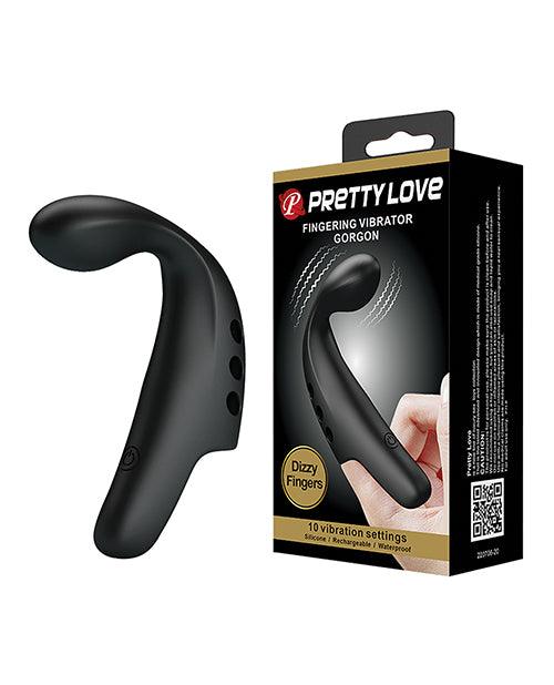 product image, Pretty Love Gorgon Finger Vibrator - Black