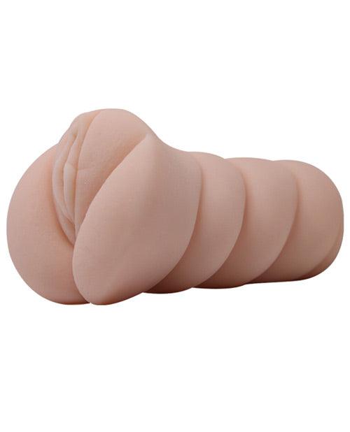 image of product,Crazy Bull No Lube Vagina Masturbator Sleeve - Ivory