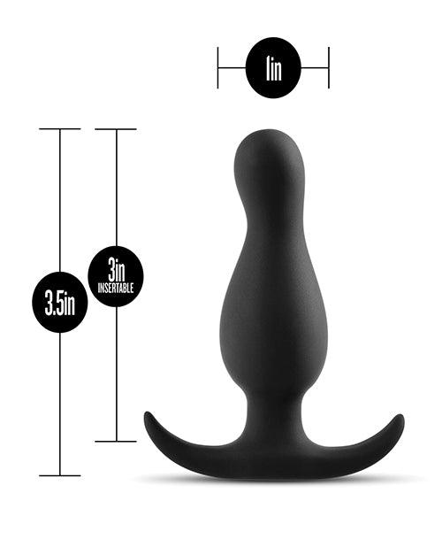 image of product,Blush Anal Adventures Curve Plug - Black