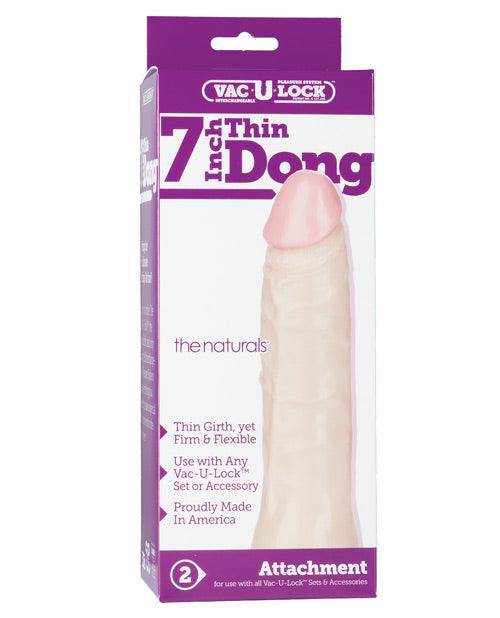 product image, Vac-U-Lock 7" Thin Dong - White