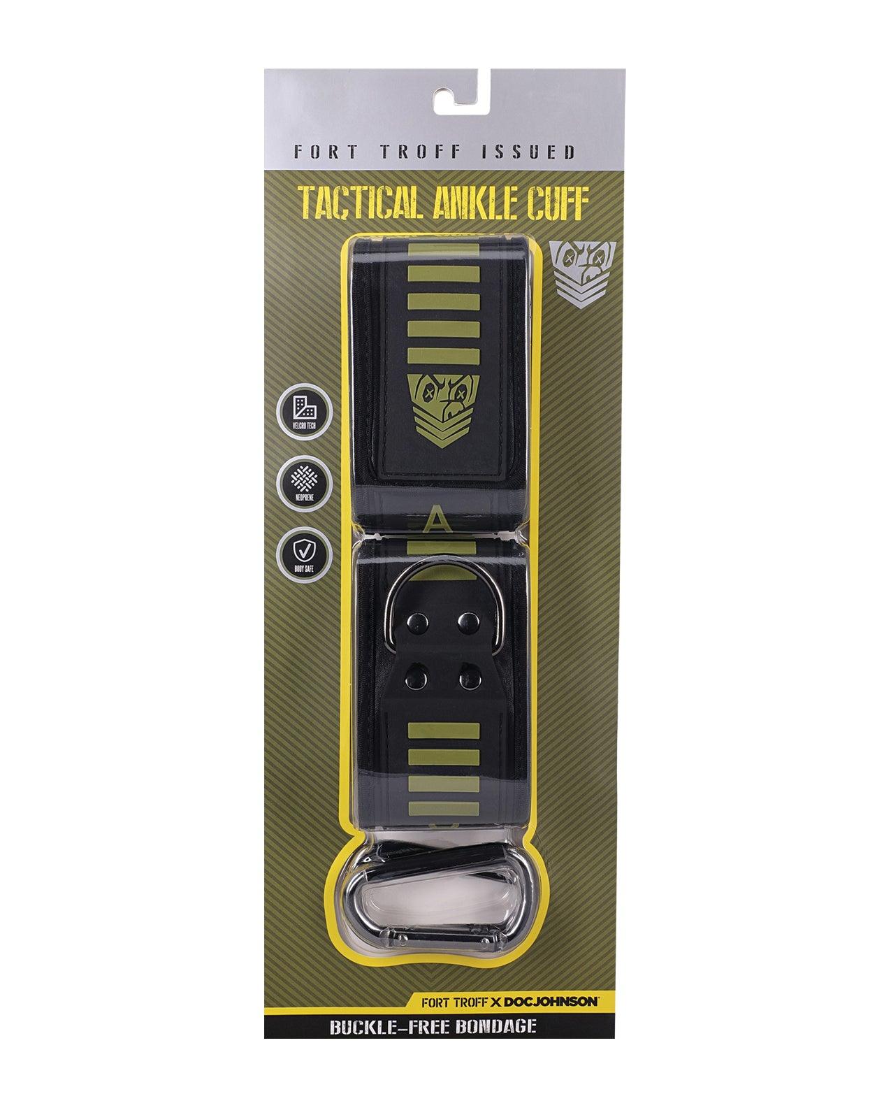 product image, Fort Troff Tactical Ankle Cuffs - Black/Green