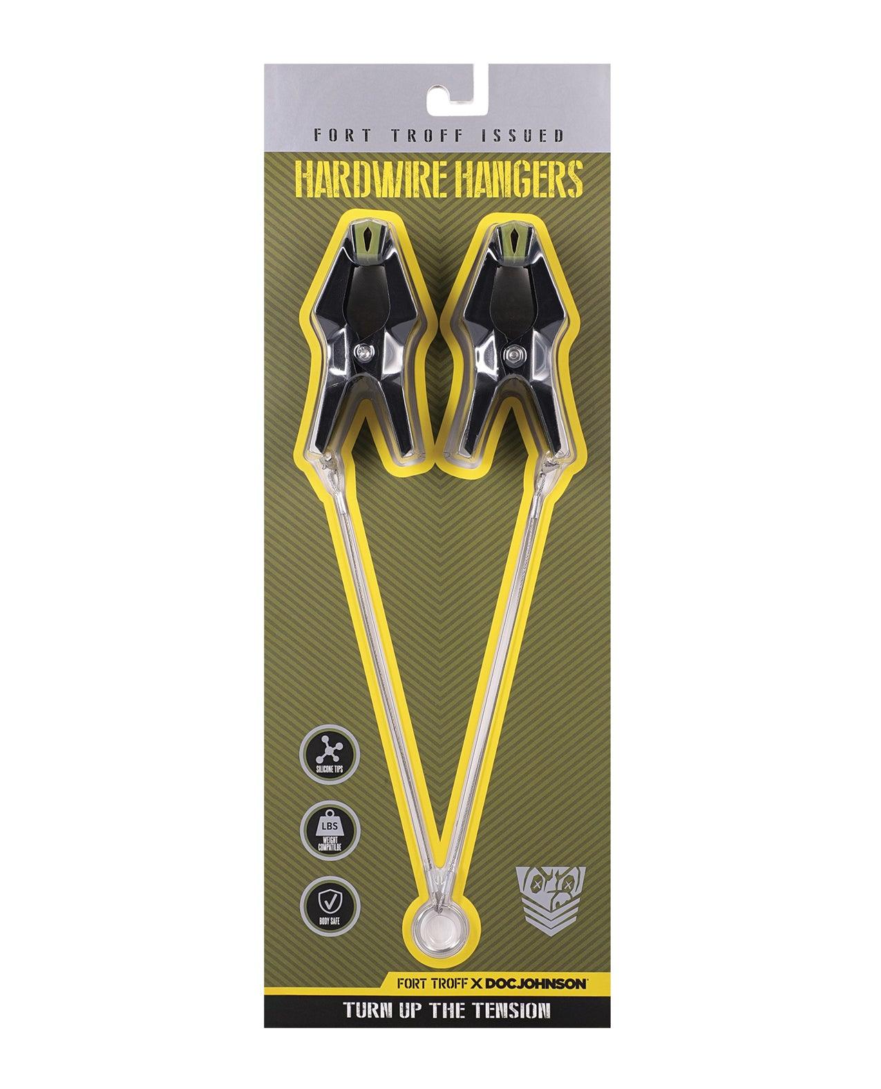 product image, Fort Troff Hardwire Hanger Nipple Clamps - Black