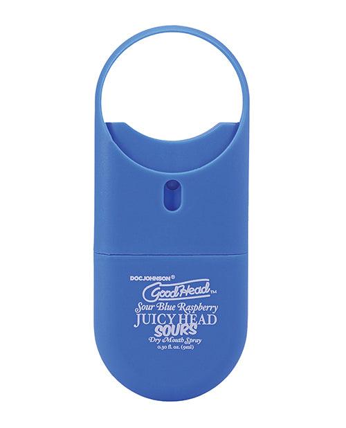 image of product,GoodHead Juicy Head Dry Mouth Spray To-Go - .30 oz Sour Blue Raspberry