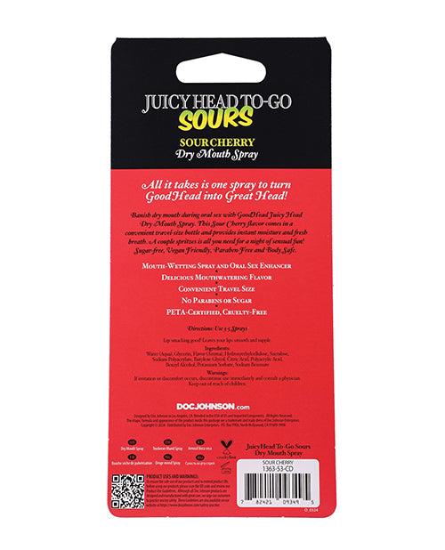 image of product,GoodHead Juicy Head Dry Mouth Spray To-Go - .30 oz Sour Blue Cherry