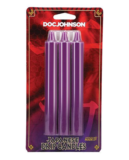 image of product,Japanese Drip Candles - Pack Of 3