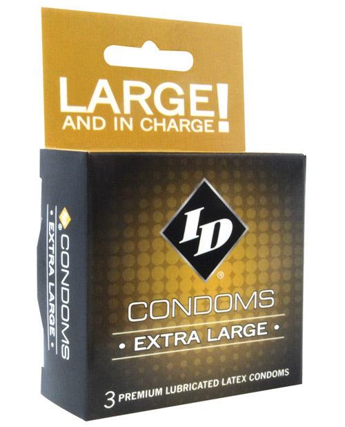 product image, ID Extra Large Condoms - Box of 3