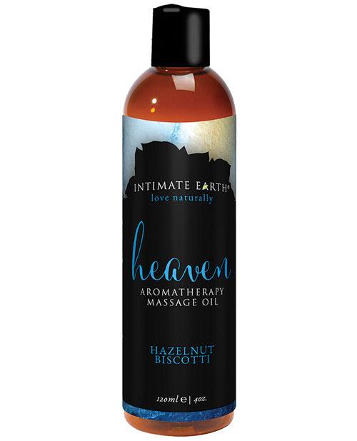 product image, Intimate Earth Heaven Massage Oil - 120 ml Hazelnut Biscotti