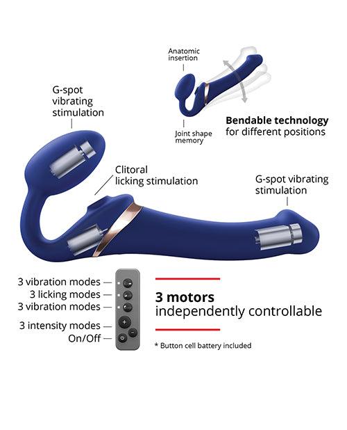 image of product,Strap On Me Multi Orgasm Bendable Strapless Strap On Small