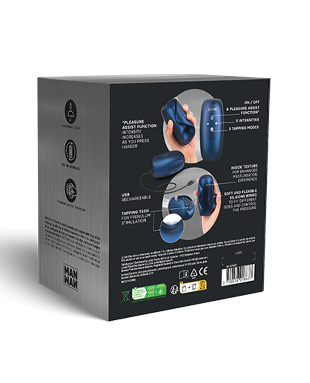 image of product,Manwan Sub-One Tapping Male Masturbator - Stellar Blue