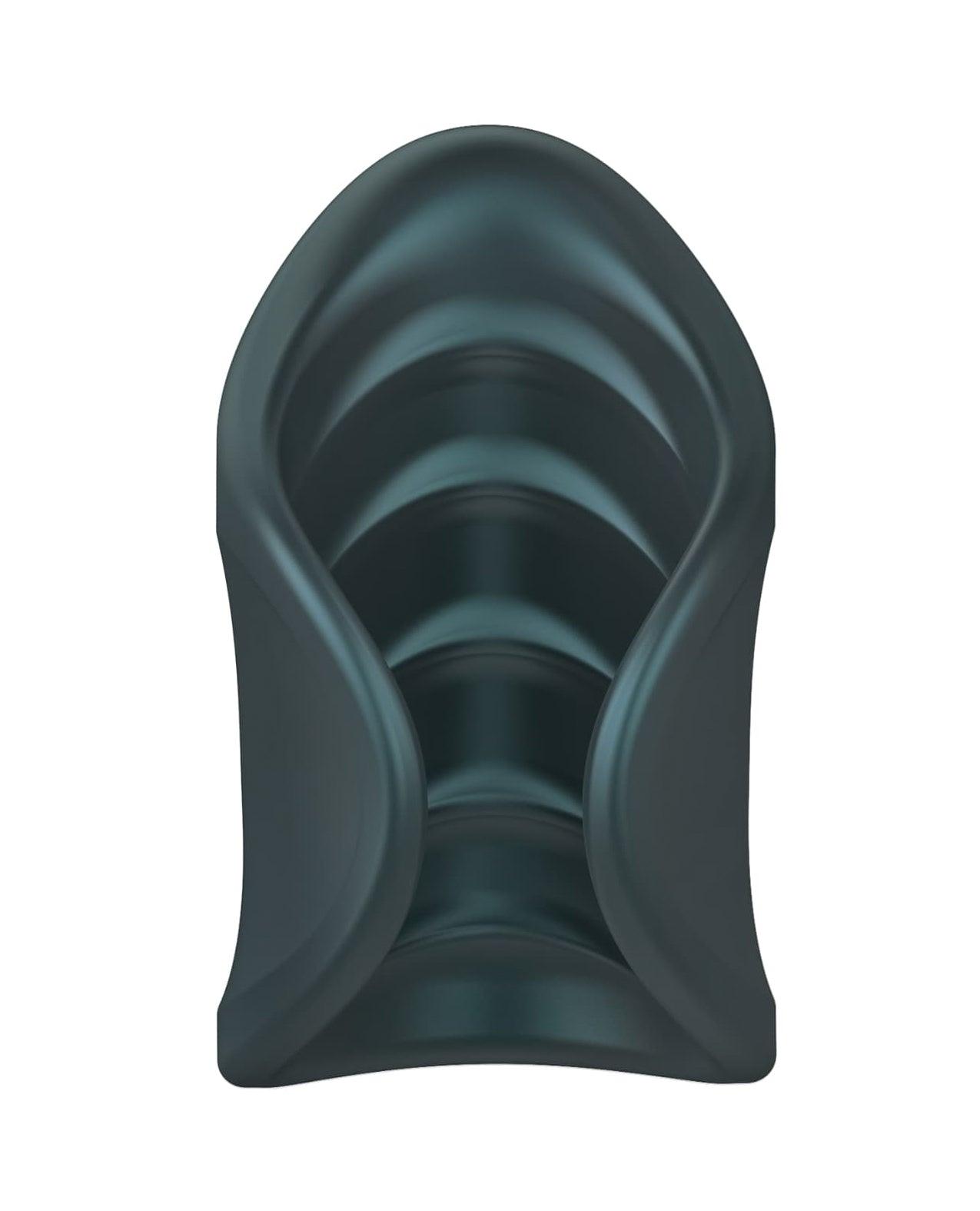 product image, Manwan Starter Travel Vibrating Masturbator - Pine Grey