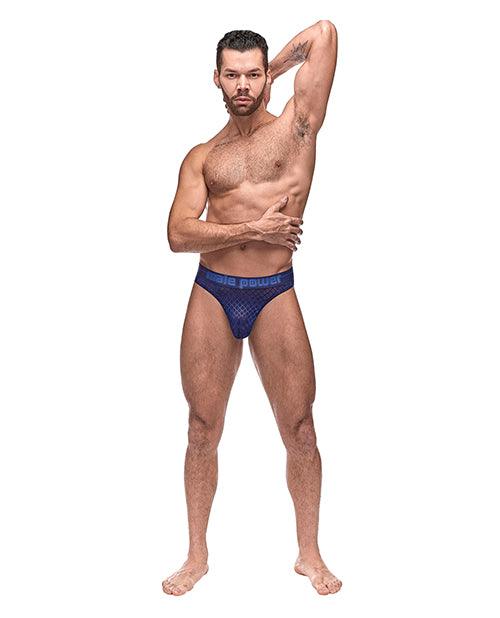 product image, Diamond Mesh Bong Thong Blue