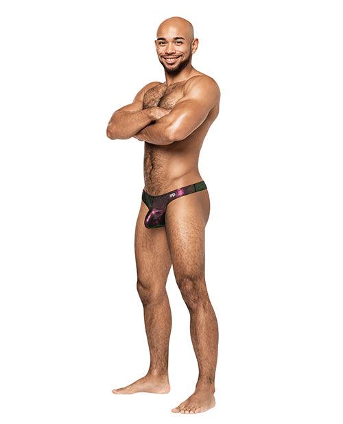 product image, Hocus Pocus Stretch Poly Spandex Uplift Bong Thong Purple