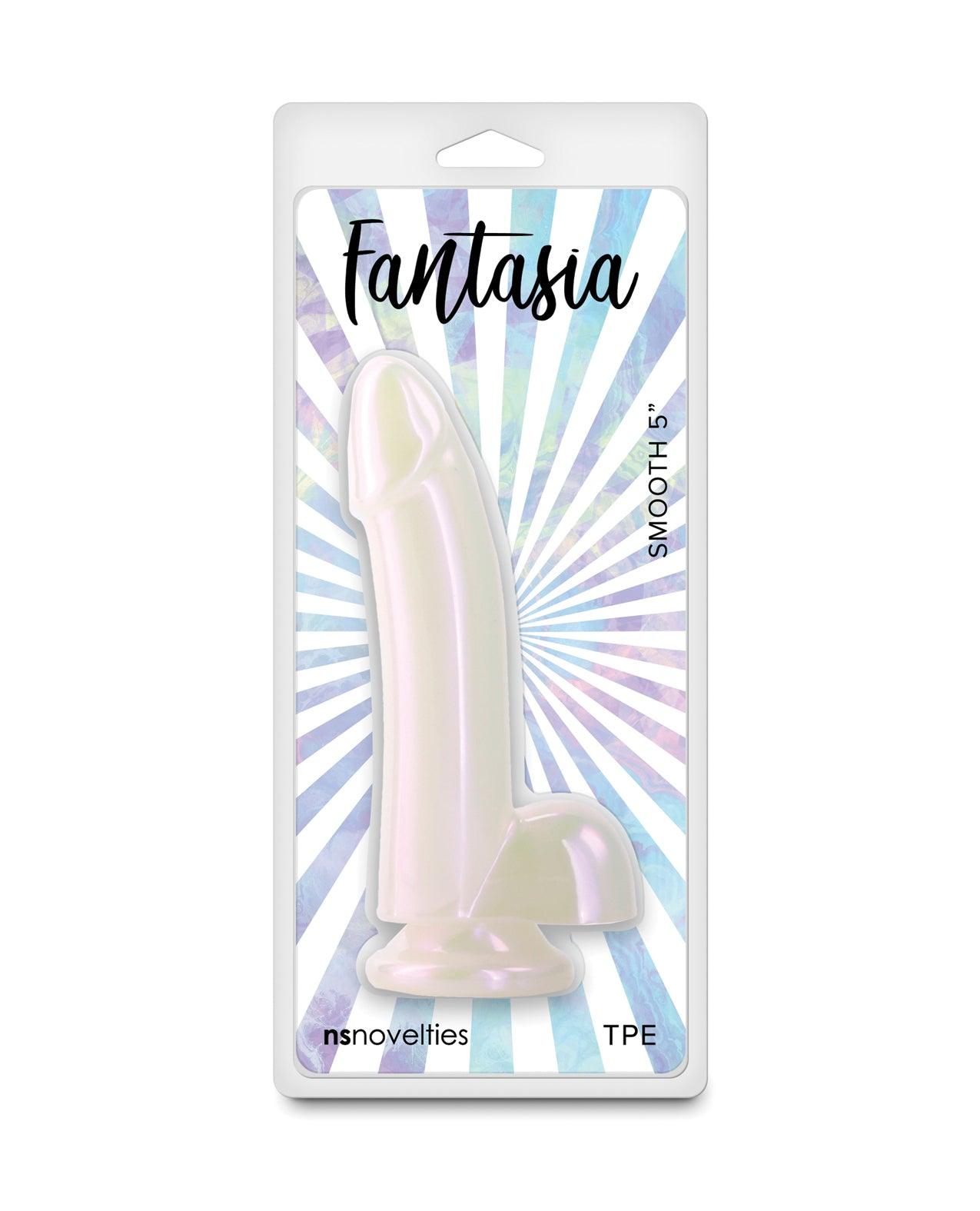 product image, Fantasia Smooth 5" Dildo - Pearl