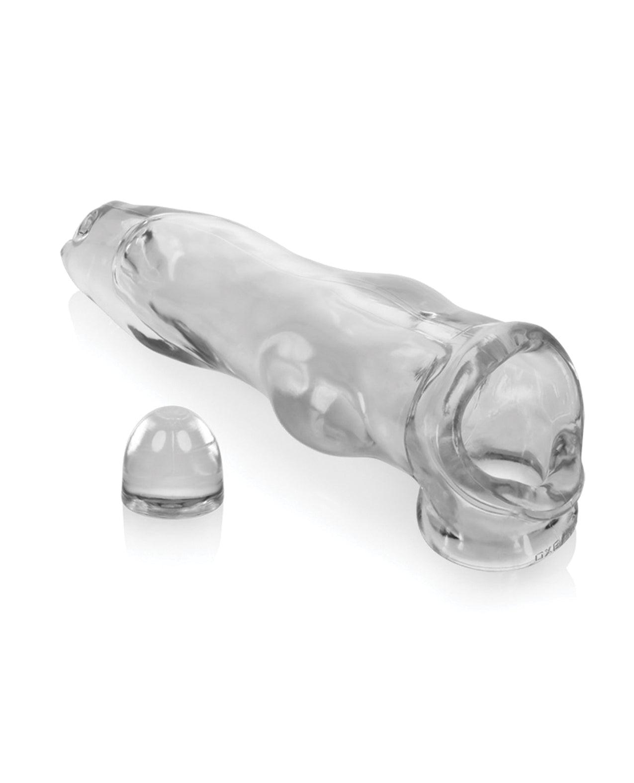 image of product,Oxballs Fido Beast Cock Sheath - Clear
