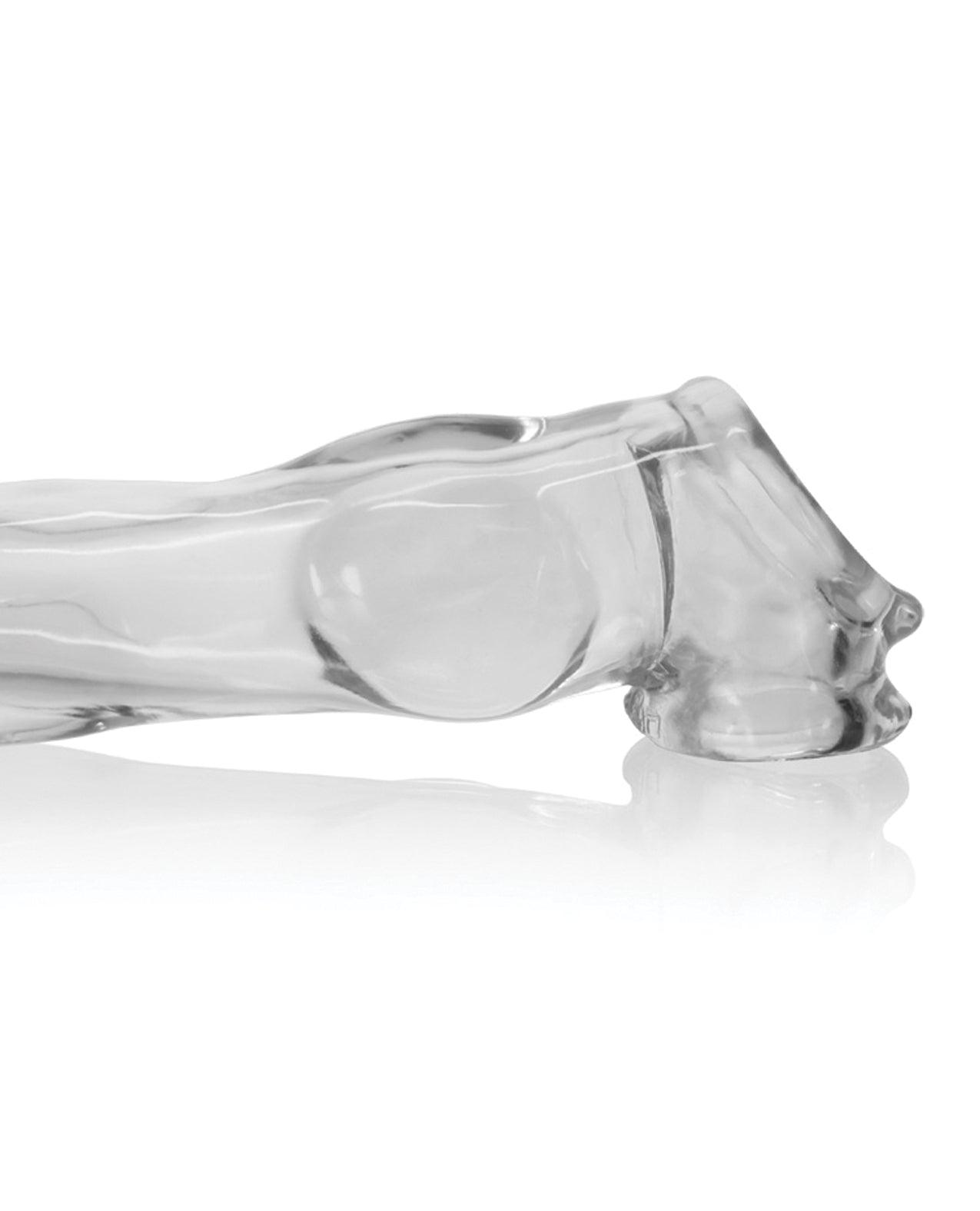 image of product,Oxballs Fido Beast Cock Sheath - Clear