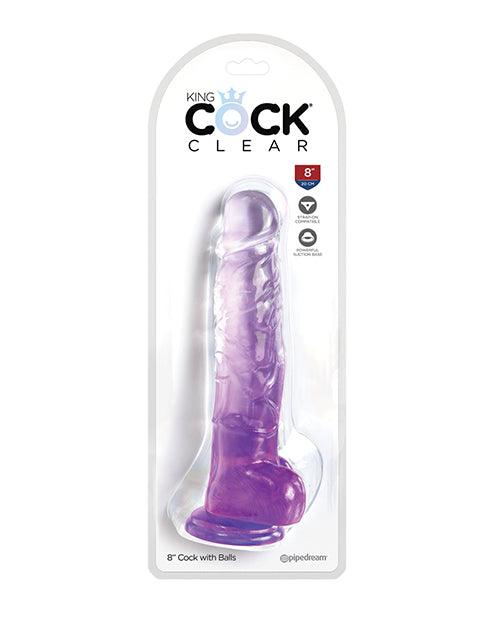 image of product,King Cock Clear Cock W/balls