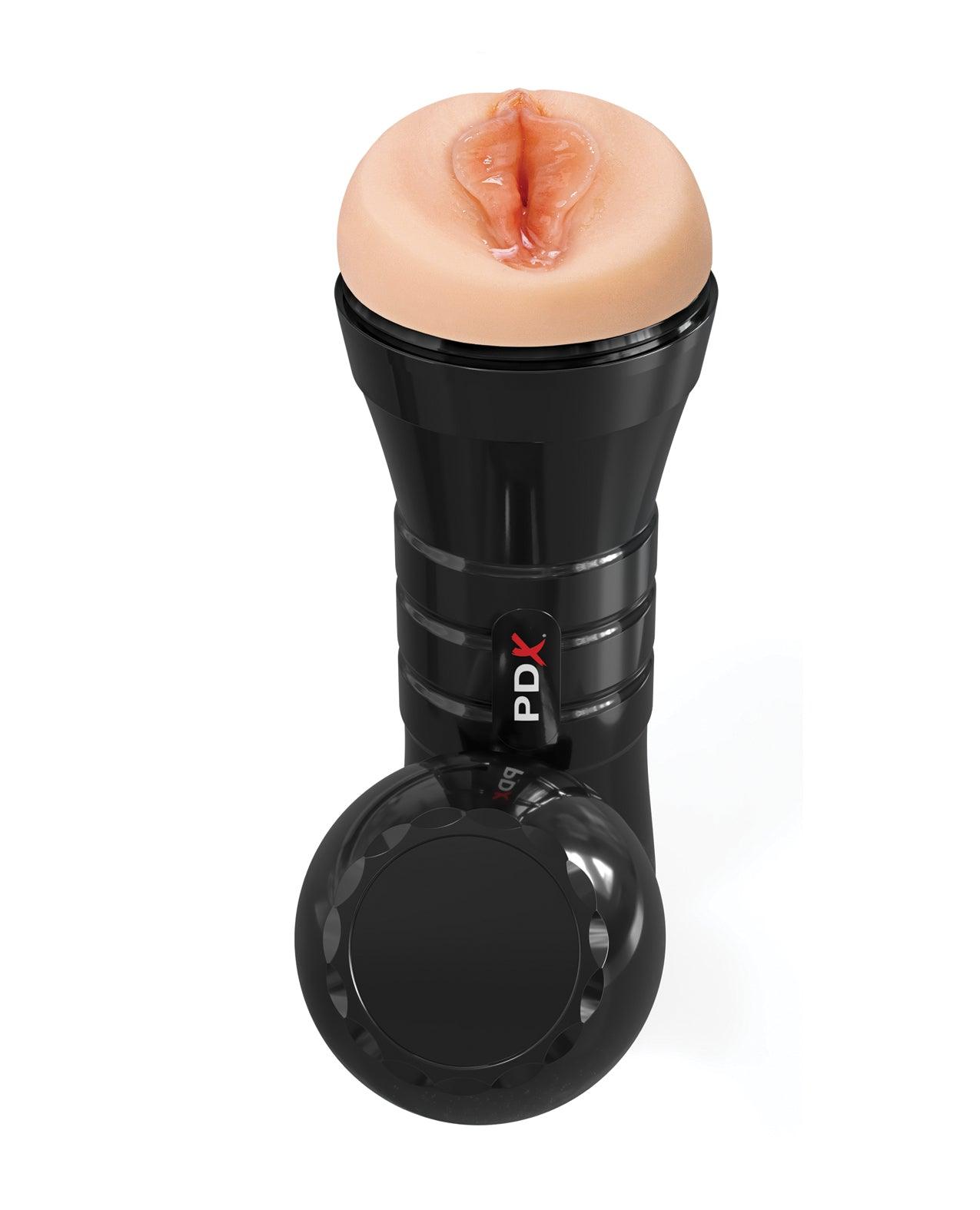 image of product,PDX Extreme Wet Pussies Super Luscious Lips XXL Stroker - Light