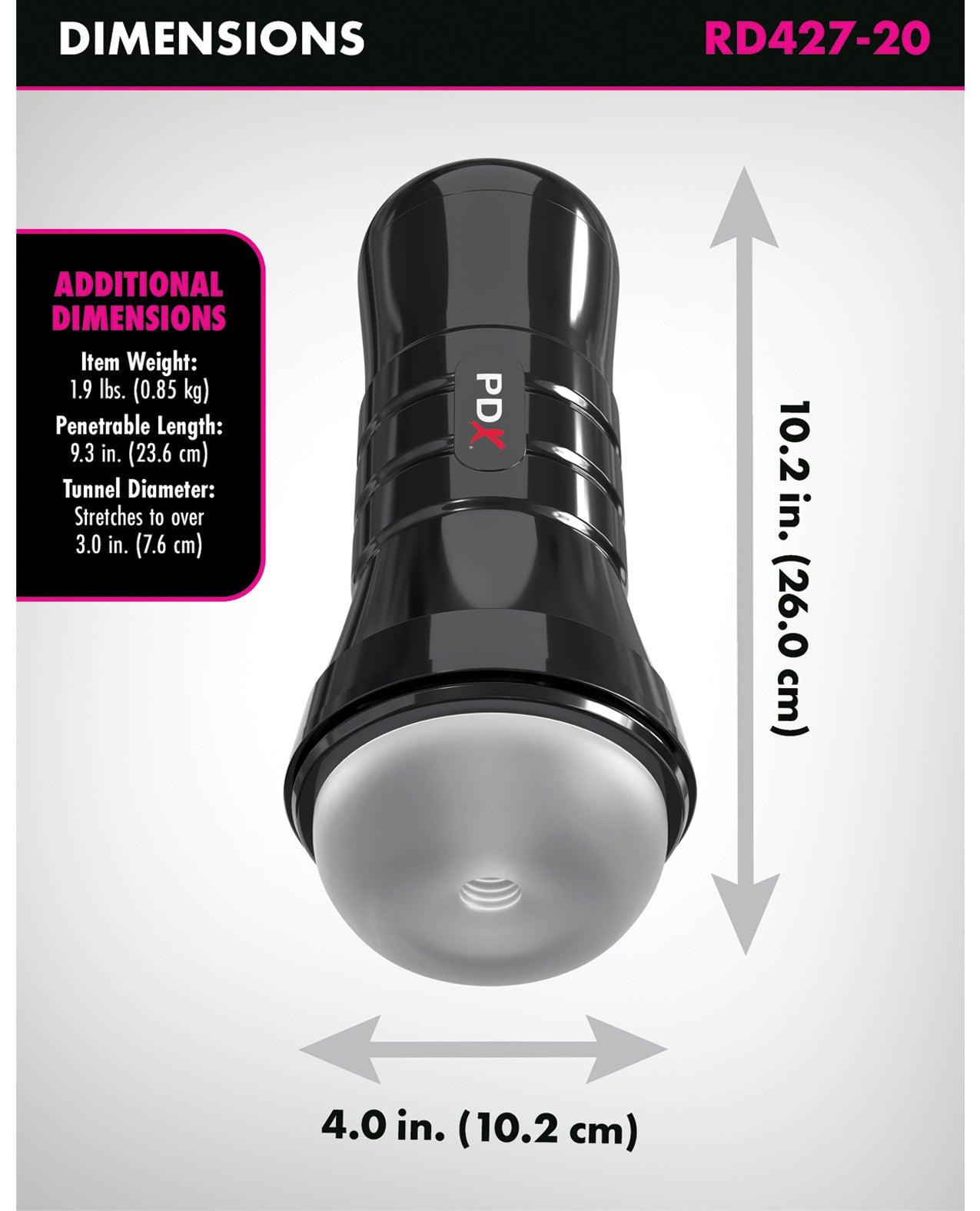 image of product,PDX Extreme Wet Stroker Slide & Glide XXL - Frosted