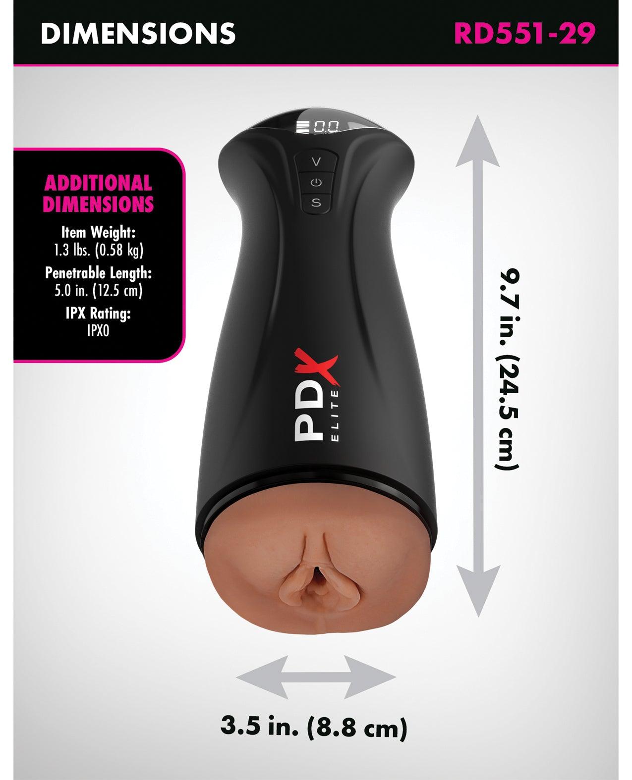 image of product,PDX Elite Fuck Gasm stroker Stroker - Brown
