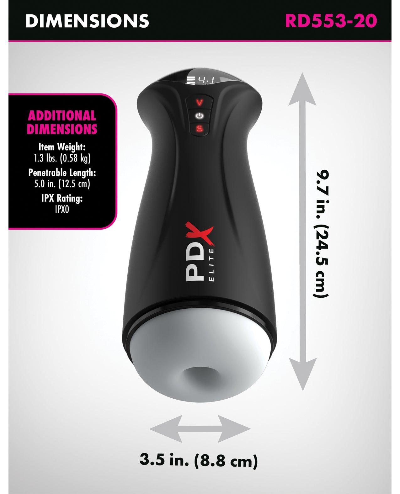 image of product,PDX Elite Fap-Gasm Stroker - Frosted