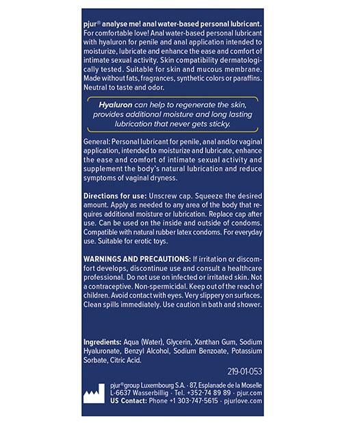 product image,Pjur Analyse Me Water Based Personal Lubricant - 250 ml Bottle