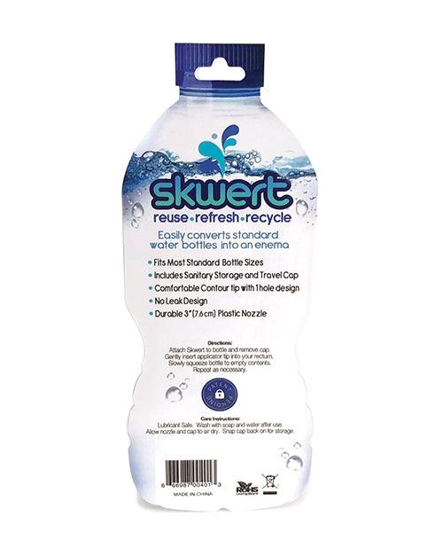 image of product,Skwert Water Bottle Enema - Blue