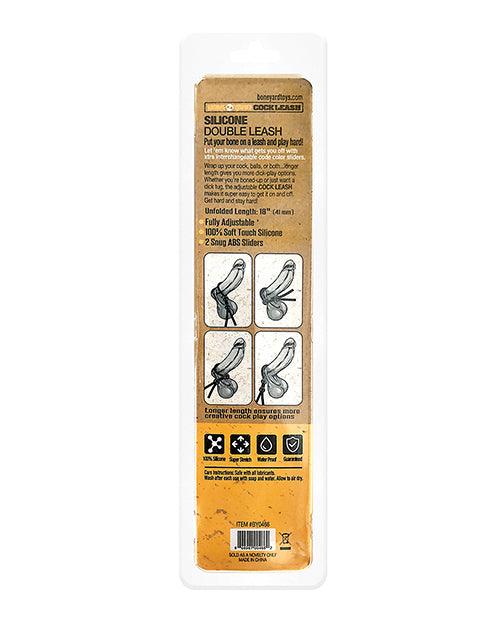 product image,Boneyard Double Cock Leash - Black