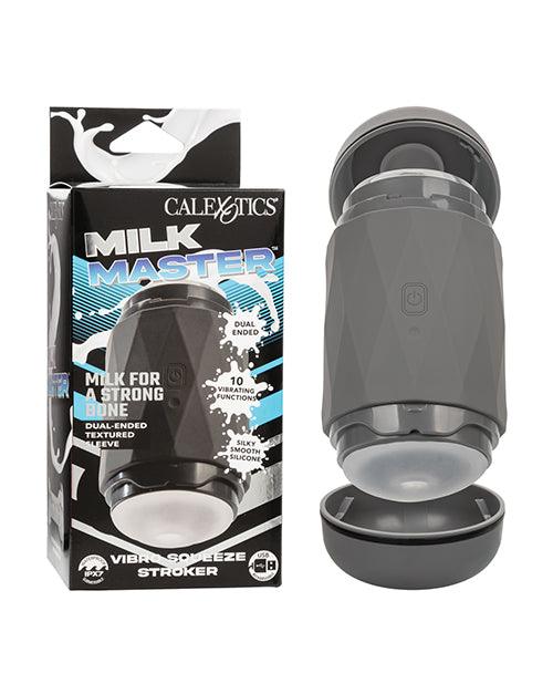 product image, Milk Master Vibro Squeeze Stroker - Black
