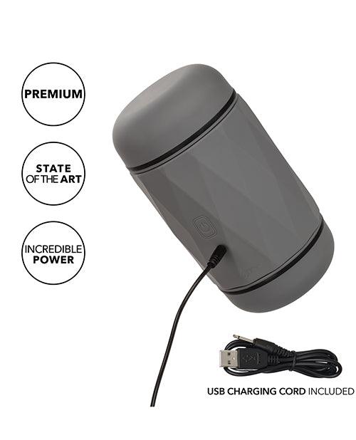 image of product,Milk Master Vibro Squeeze Stroker - Black