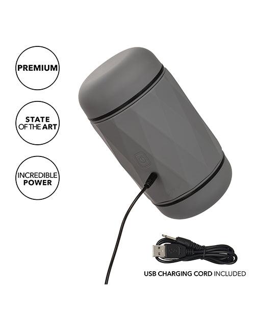 image of product,Milk Master Vibro Squeeze stroker Stroker - Black