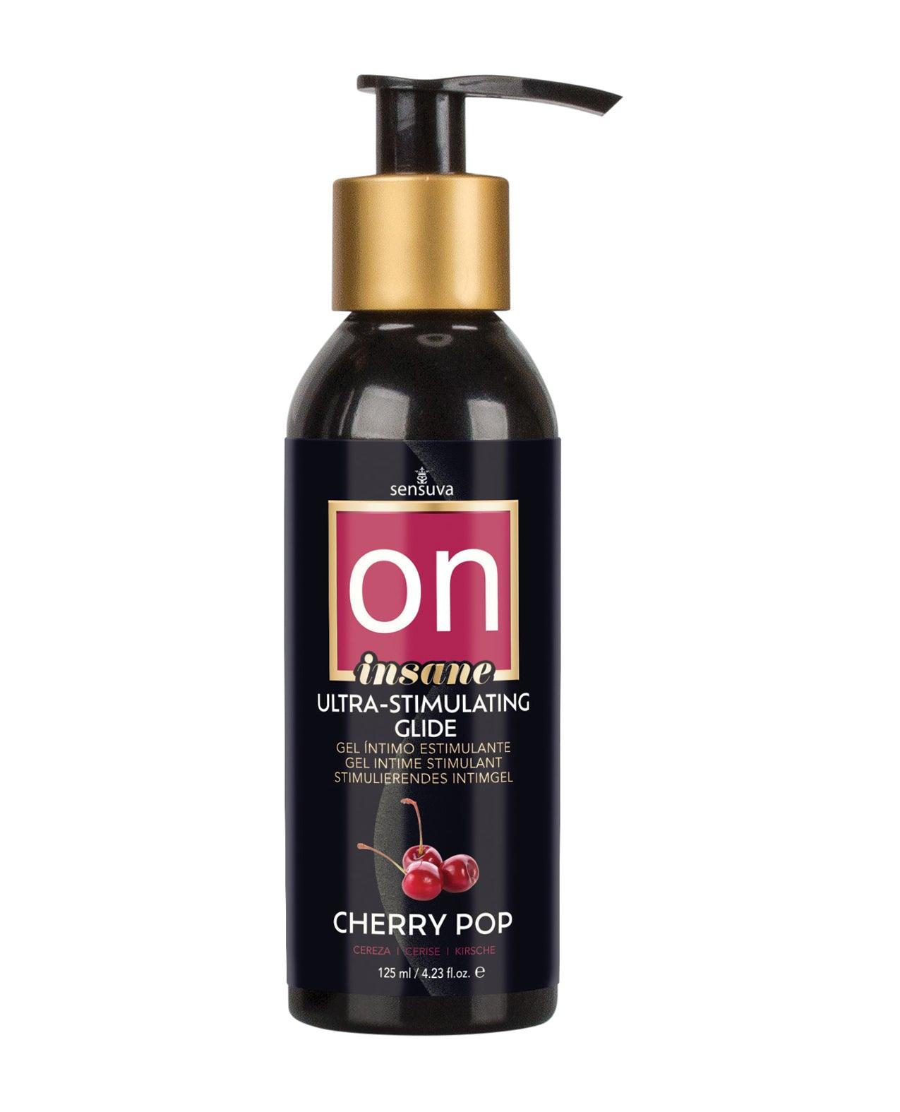 image of product,ON Insane Ultra Stimulating Personal Moisturizer - 4.2 oz Cherry Pop