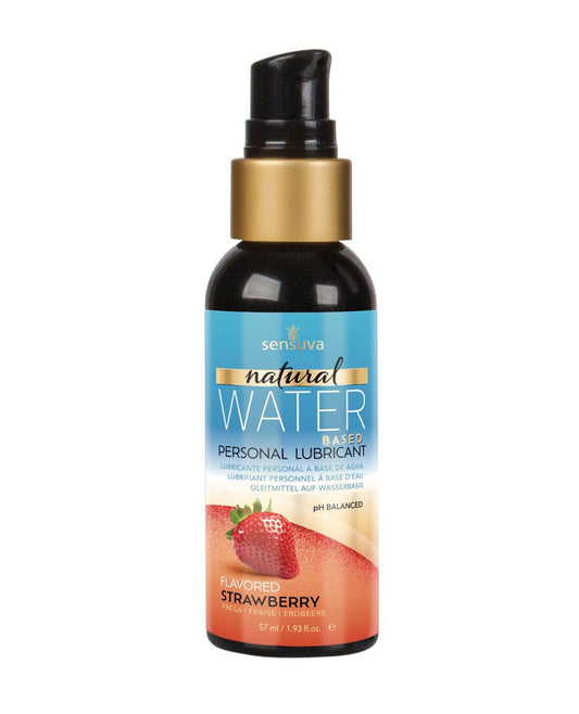 product image,Sensuva Natural Water Based Personal Moisturizer - 1.93 oz Strawberry