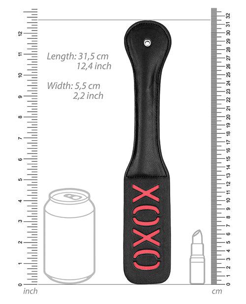 image of product,Shots Ouch XOXO Paddle - Black