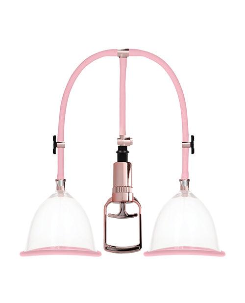 product image,Shots Pumped Breast Pump Set - Medium Rose Gold