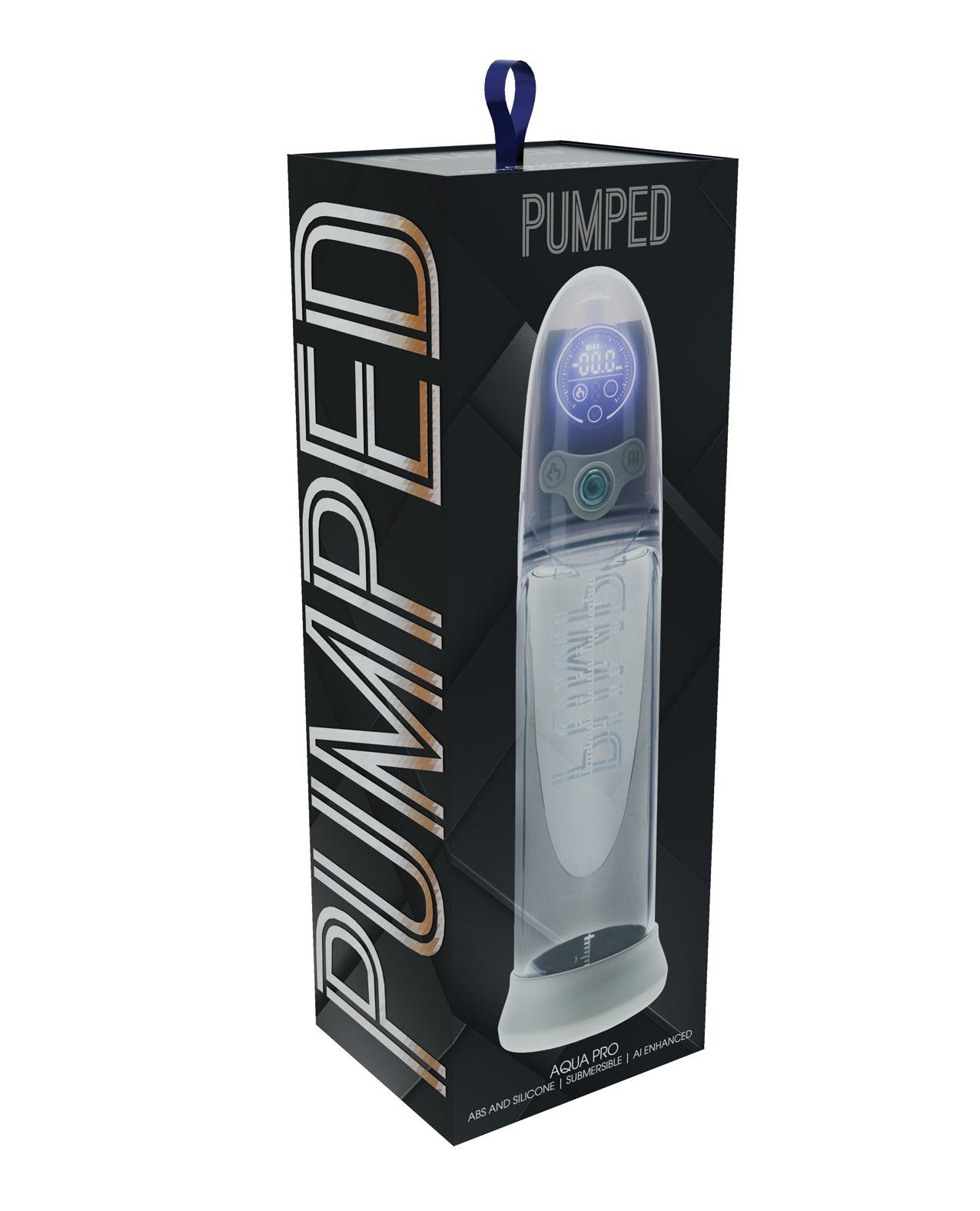 image of product,Shots Pumped Aqua-Pro Penis Pump
