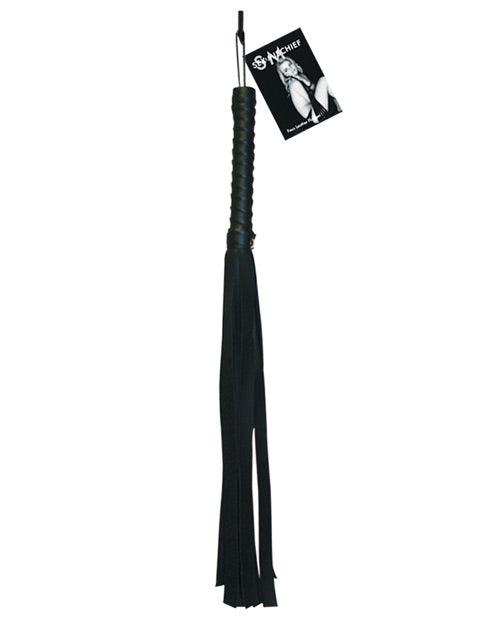 product image, Sex & Mischief Faux Leather Flogger - Black