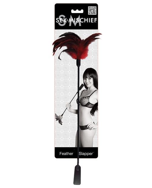 product image, Sex & Mischief Feather Slapper - Red/Black Feathers