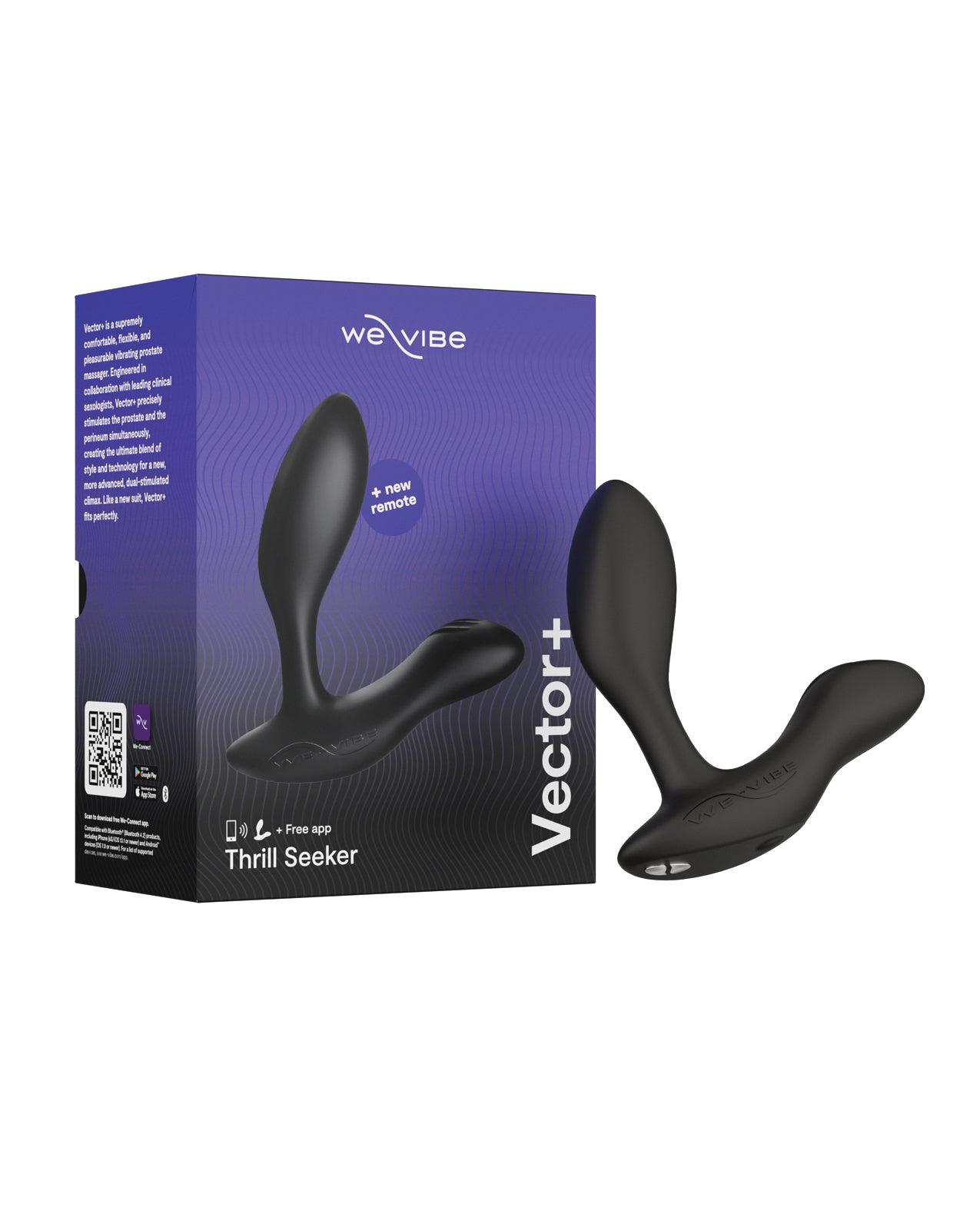 product image, We-Vibe Vector+ - Charcoal Black