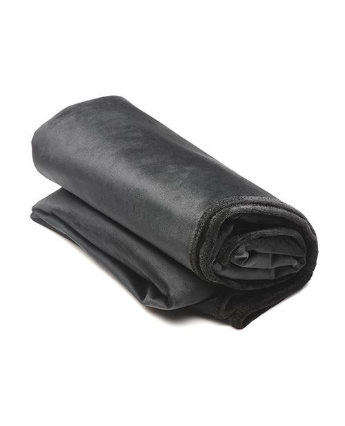 image of product,Bedroom Bliss Love Cover Waterproof Throw Blanket - Black
