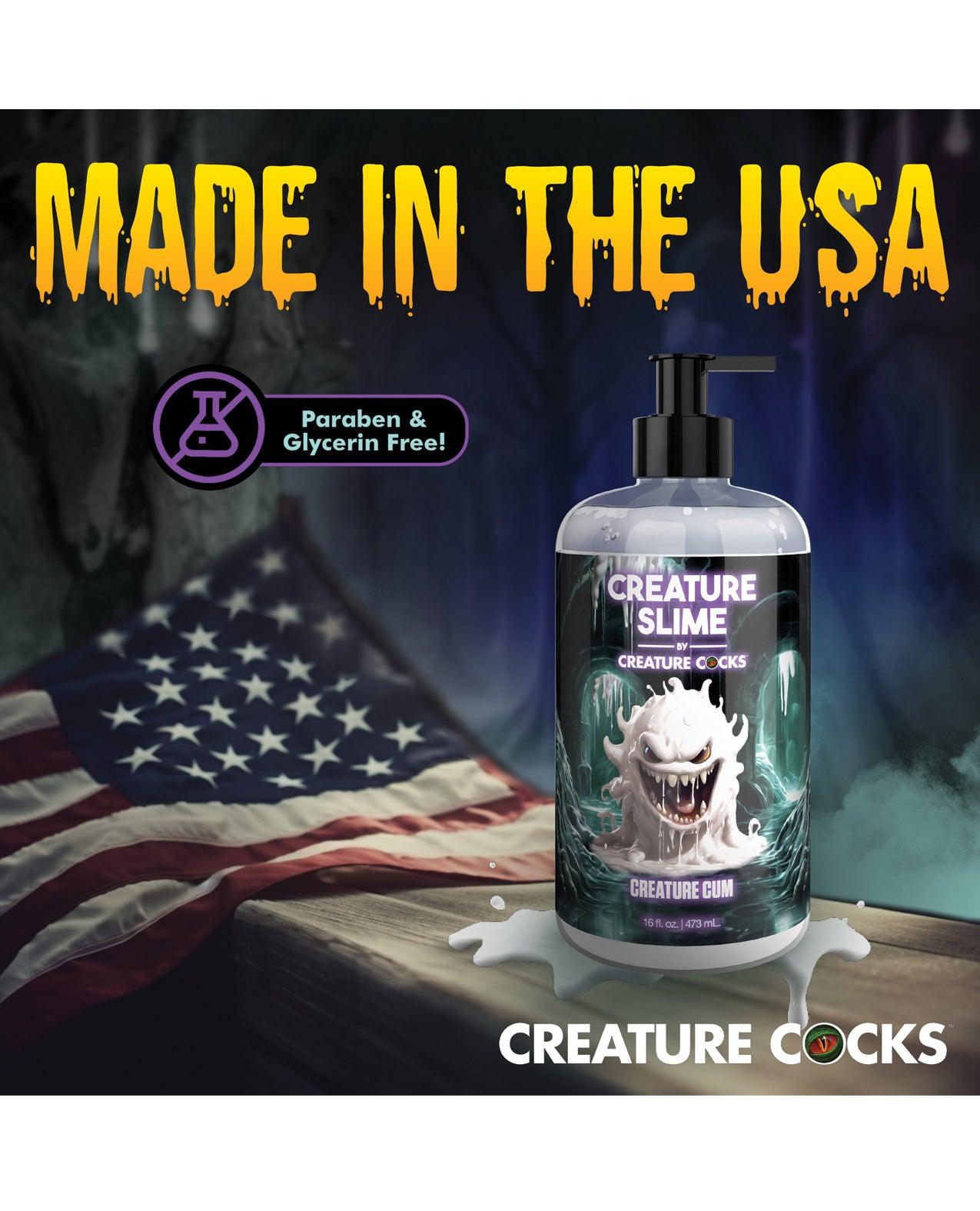 image of product,Creature Cocks - Creature Slime Creature Cum Unscented Jizz Lubricant 16oz