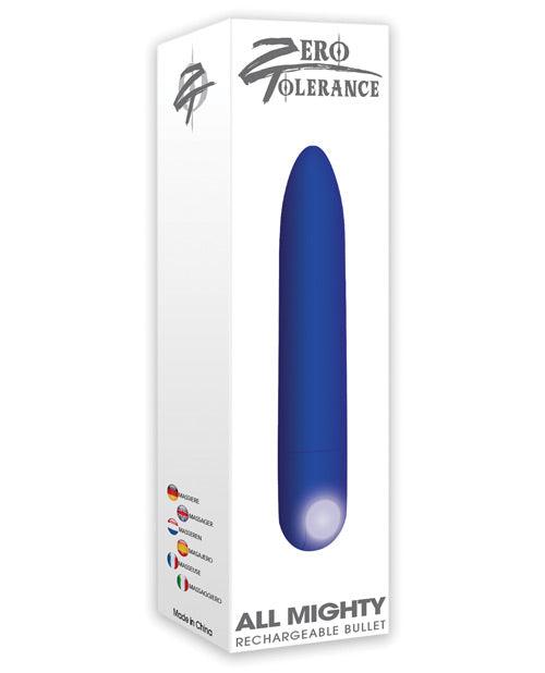 product image, Zero Tolerance All Mighty Rechargeable Bullet - Blue