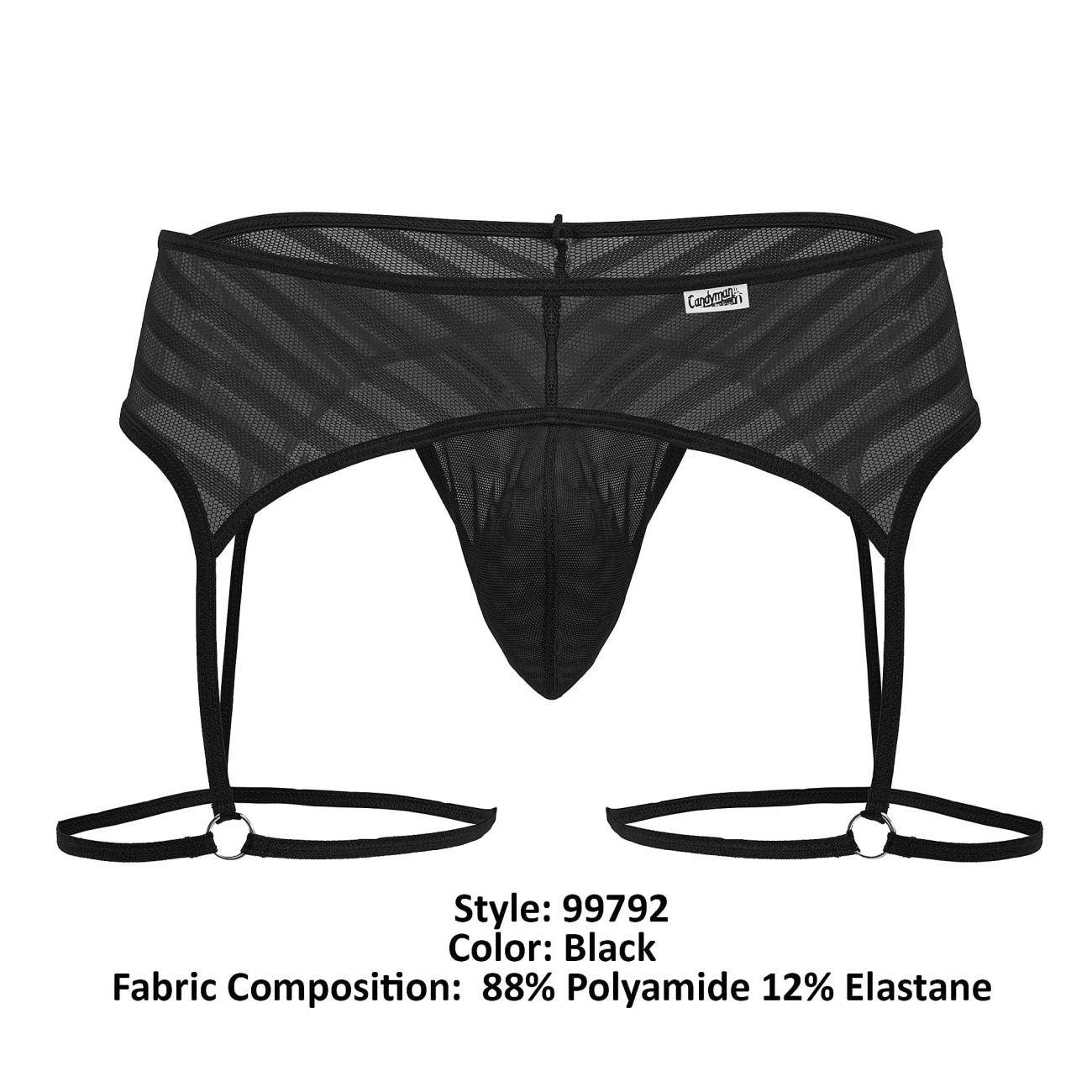 image of product,Mesh Garter Thongs